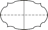 Oval Scalloped Corners